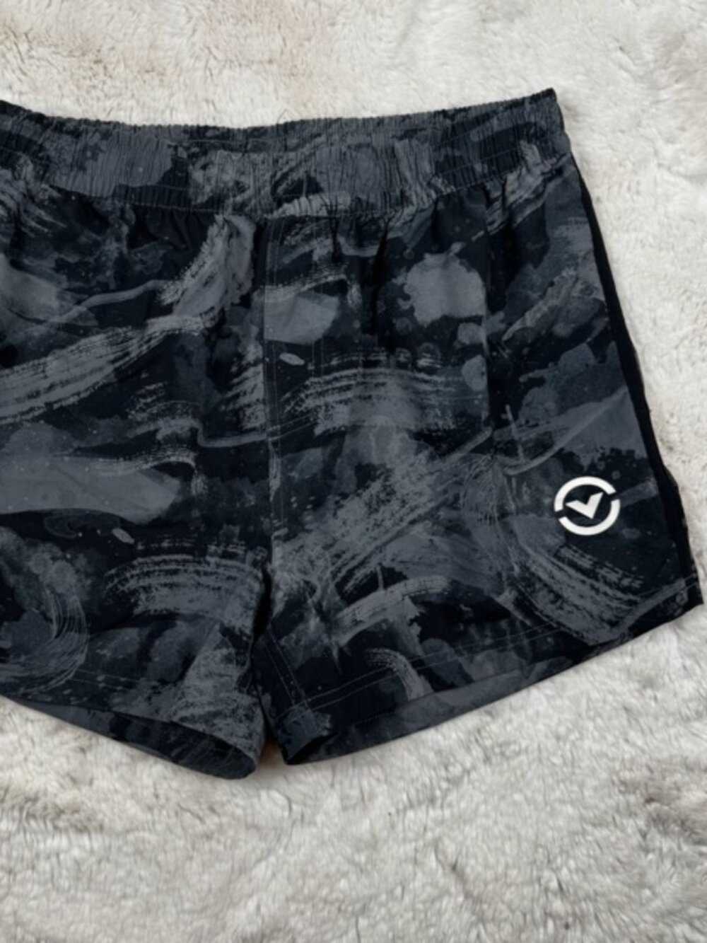 Virus Action Sport Shorts Men Medium Black Training Running Gym Workout Athletic